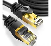 CAT 6a Ethernet Network Cable Gigabit LAN RJ45 Input 1000Mbps 250MHz Cable for Switches Routers Modems TV Box PC PS High Speed Black