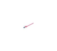 CAT 6a Network cable, 2xRJ45 plug LS0H S/FTP 2xshielded: PIMF + braid shield