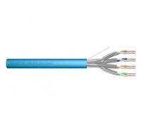 CAT 6A U-FTP installation cable, 500 MHz Dca (LSZH-1), AWG 23/1, 500 m drum, sx, blue