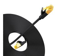 Cat 7 Long Ethernet Cable RJ45 Network 10Gbps 600MHz 8P8C Flat Compatible with Router Switch Modem Decoder TV Box Internet PS5 PS4 Xbox Game Console PC Laptop (8M)