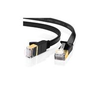 cat 7 plat câble ethernet réseau rj45 haut débit 10gbps 600mhz uftp 8p8c compatible avec nintendo switch routeur modem switch tv box pc xbox ps