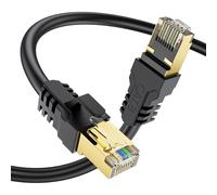 Cat 8 Ethernet Cable 20m,High Speed 40Gbps 2000MHz 26AWG Gold Plated RJ45 Cable UV Resistant for PC/Modem/Router/Gaming,Faster than Cat7/Cat6/Cat5