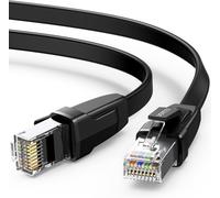 Cat 8 Flat Ethernet Cable RJ45 Network High Speed 40Gbps 2000MHz PoE 8P8C Compatible with PS5 PS4 TV Box PC Powerline Router Modem Xbox Switch 1M