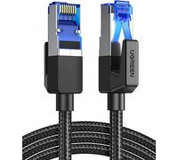 Cat 8 Network Ethernet Cable RJ45 Super Speed 40Gbps 2000MHz Nylon Braided Double Shielded Compatible with Router Switch Modem Decoder TV Box Internet PS5 PS4 Xbox Game Console PC (1M)