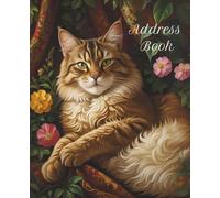 Cat Address Book, for Cat Lovers, Mums & Dads: 110 pages, over 700 entry spaces, glossy cover with a cat theme throughout