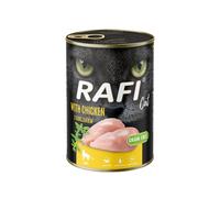 RAFI Cat Adult Mix aux saveurs de morue et de poulet, nourriture humide pour chats, 12 x 400 g