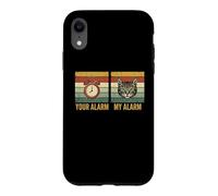 Cat Alarm (Your Alarm, My Alarm) - Chaton Lover Fun Meme Cat Coque pour iPhone XR