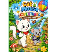 Cat and Mouse Adventures Coloring Book