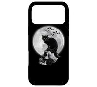 Cat and Skull Moon Gothic Graphic Scary Halloween Coque pour iPhone 17 Pro Max