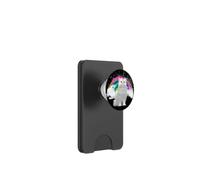 Cat and Unicorn Magical Funny Kitten Rainbow Cats Lover PopSockets PopWallet pour MagSafe
