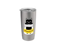 Cat Antidepressant Gobelet isotherme en acier inoxydable double paroi