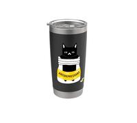 Cat Antidepressant Gobelet isotherme en acier inoxydable double paroi