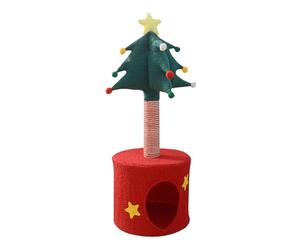 Cat Arbre de Noël | Pitre de condo de Maison de Maison de Chat intérieure, lit de Doux