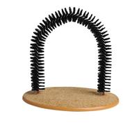Cat Arch Self-Groomer - Brosse de toilettage pour chat de qualité supérieure avec grattoir amovible pour chat en intérieur, chambre à coucher, salon