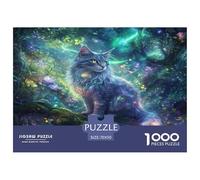 Cat artistique1000 Pièces Puzzle À Thèmeanimaux pour Adultes Jeu D'Intelligence Difficile EtStimulant Paysagedes QuatreSaisons 70x50cm/1000pcs