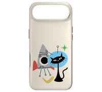 Cat Astronaut Space Retro Atomic Age Mid-Century Modern Coque pour iPhone Air