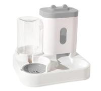 Cat Auto Feeder, 2300ml Food & 1000ml Water Dispenser, Automatic Pet Feeder, Non-Electric, Spill-Resistant, Easy to Clean, Perfect for Small & Medium Dogs, Cats