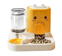 Cat Auto Feeder, Purpose Water Food Dispenser, 9.84x8.66x8.27 inches Pet Supplies Treat Container, Spacious Storage, Indoor Feeding Station for Kittens, Puppies, Small Pets