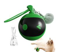 Cat Automatic Toy - Electric Portable Cat Ball Toys | Intelligent Cat Ball Toys With LED Lights | Moving Rolling Ball For Indoor Cats | Rechargeable Touch Activated Rolling Ball Kitten Toys For Kitte