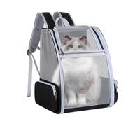 Cat Backpack Carrier, Breathable Mesh Cat Backpack, Cat Backpack Breathable Mesh, Puppy Carrying Backpack Bag, Ventilated Design Outing Backpack, Easy to Use, Portable for Travel