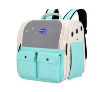 Cat Backpack Carrier - Sac À Animal De Compagnie En Nylon Pliable, Sac À Dos De Lapin En Maille Respirant | Pack De Voyage Sécurisé Avec Sangles Réglables, Entrée Latérale Pour La Randonnée, Des Voyag