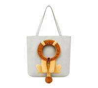 Cat Bag Carrier Cute Breathable Carrying Purse with Head Hole | Funny Puppy Transporting Bag for Travel Camping Park Shopping Road Trips