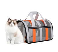 Cat Bag Carrier, Dog Travel Bag, Pet Travel Bag, Foldable Cat Carrier, Fabric Cat Carrier, Travel Carrier with Multiple Mesh Panels for Visiting The Vet for Long Time, Travel, Driving