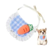 Cat Bandana Collar, Carrot Pattern Pet, Cats Bib Collar, Decorative Cat and Dog Bandana Scarf for Rabbits, Puppies Adjustable Neck Accessory for Everyday Wear and Special Occasions