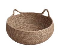 Cat Basket Bed - Breathable Woven Rattan Nest As A Comfortable And Natural Resting Space For Cats And Kittens | Cat Bed Ideal For Indoor Use, Floor Placement, Cage Setup, Or Furniture Integration