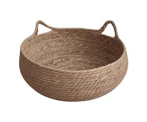 Cat Basket Bed - Breathable Woven Rattan Nest As A Comfortable And Natural Resting Space For Cats And Kittens | Cat Bed Ideal For Indoor Use, Floor Placement, Cage Setup, Or Furniture Integration