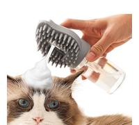 Cat Bath Brush - Pet Grooming Supplies with Soap Dispenser,Kitten Shedding Comb,for Dogs Cats Grooming Dematting Bathing Shower Bathroom Shedding Massage