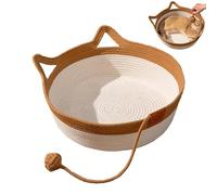 Cat Bed Basket - Nest pliable en rotin pour chiots et chiots d'intérieur