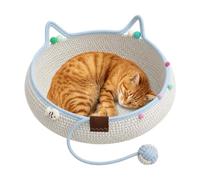 Cat Bed Basket - Polyester Cotton 35x35x12cm 13.78x13.78x4.72in Handwoven