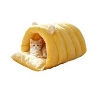 Cat Bed Cave Covered - Washable Pet Dome | Zippered House for Small Dogs