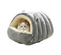 Cat Bed Cave Covered Washable Soft Warm House with Zipper Cat House Bed