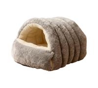 Cat Bed Cave Folding Calming Winter House, Soft Kitten Bed Cat Sleeping Bag