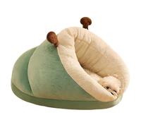 Cat Bed Cave for Indoor Cats, Slipper-Shaped Cat Cave Bed, Washable Pet Cave Bed, Semi-Enclosed Cat Hideaway, Anti-Slip Cat Bed, Warm Cat House for Indoor Pets, Small Dog Cave Bed,
