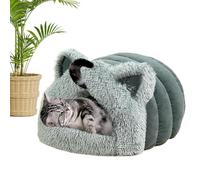 Cat Bed Cave, Plush Cat Bed, Cat Hideaway House, Warm Cat Bed, Indoor Cat Bed, Comfort Cat House, Cute Cat Cave, Cat Ears Bed, Winter Cat Cave House, Small Dog Bed, Cat Bed House,