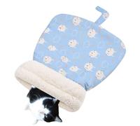 Cat Bed Cave Sleeping Bag | Kitten Warming Pad Sack Bag | Windproof Cat Sack, Plush Puppy Cave Cushion for Cats, Dogs, Puppy, Pets and Puppies Insulated Pet Cave Plush Pet Accessories Warm Bed