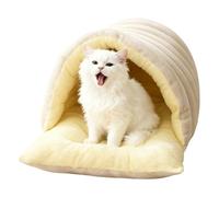 Cat Bed - Cozys Removable Kennel, Washable Plush Cave, Soft Warm Cushion Comfort, Multi-Purpose Sleeping Nest for Indoor Home Bedroom Living Room Apartment, Pet House