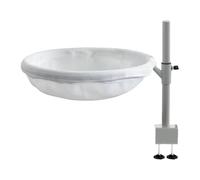Cat Bed Desk Mount, Indoor Cat Perch, 360 Rotating Nest, Removable Washable Cover, Comfort and to Keep Entertained, for Work Desks, Playing Tables, Or Home Workplaces, 15.75x15.75x15.35 inches
