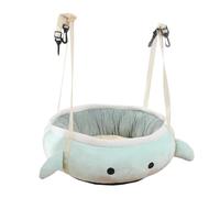 Cat Bed Hammock - Peluche, 15.75x15.75in Breathable Resting Nid | Hangable Cat Hammock For Pets, Kitten Nid For Pet Parents, Animal Lovers, Shelters, Office, Living Room, Bedroom