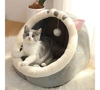 Cat Bed House Kennel Nest Round Pets Sleeping Cave Kitten Beds Pet Basket Cozy Kitten Lounger Cushion Cat House Tent