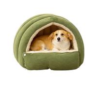Cat Bed House, Pet Tent Nest, Heavy Duty Comfort Warm Fleece Cave Bed, Soft Cushioned Cat Sleeping Tent for Indoor, Outdoor, Bedroom, Winter, Home, Living Room, 17.72 inch