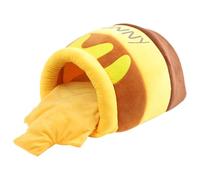 Cat Bed - Lit douillet pour chat avec coussin amovible, lit douillet avec repose-pieds, confortable pour animaux domestiques, Ki