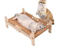 Cat Bed, Portable Elevated Pet Lounger, Raised Breathable Mesh Cot with Sturdy Frame for Comfortable Relaxing Indoor Floor Patio Garden Balcony Backyard Camping Beach Lawn