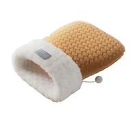 Cat Bed - Semi Enclosed Pets Nest Warming Pad, Soft Plush Cat Sack Pet Bed Sleeping Bag for Rest Hiding Cuddle Play Kitten Small Cats, Autumn Winter Christmas Indoor