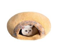 Cat Bed, Sleeping Bag, Pet Sack, Hide Cave, Cat House, Plush BCat Sleeping Bag Cute Pet Bed Hide Cave, Cat House Bed Soft Warming Plush Semi-Closed Dog Cave House For Chippy, Kitten, Small Cats And