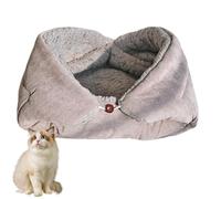 Cat Bed, Soft Pet Cushion, Winter Cat Bed, Travel Cat Bed, Cat Blanket, Insulated Foldable 2-in-1 Sleeping Bag Small Dog Bed for Indoor Puppy & Kitten Under 7.5kg