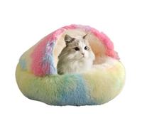 Cat Beds for Indoor Cats, Detachable Cozy Cat Bed, Indoor Cat House, Thermal Covered Cat Bed, Warm Cat Cave Nest, Indoor Cat Cave, Cozy Cat Cave, Pet Cat Beds, Cat Bed for Kittens